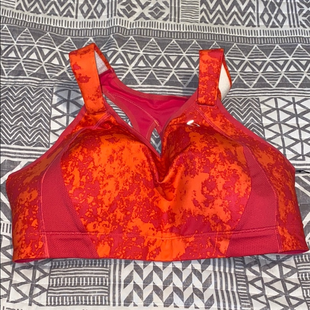 Orange and Pink sports bra